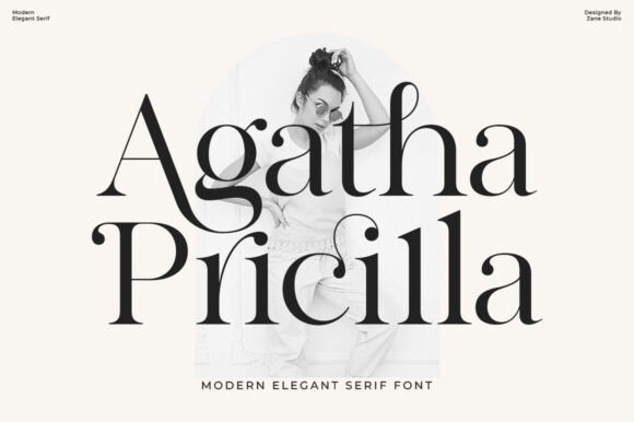 Agatha Pricilla Font for Web Design
