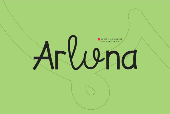 Arluna: A Modern Script Font for Campaign Creativity