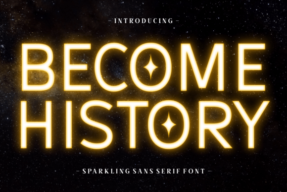 Become History Font for Modern Editorial Design