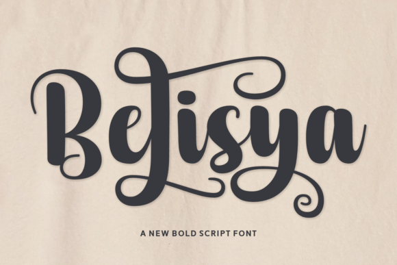 Belisya: A Playful Script Font for Modern Branding