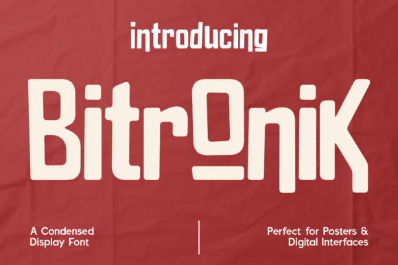 Bitronic: A Sharp, Futuristic Sans Serif Font