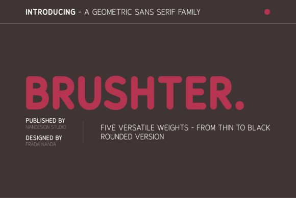 Brushter Rounded: A Warm Sans Serif Font for Editorial Design