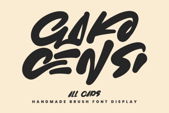 Gako Censi: A Bold Font for Modern Editorial Design
