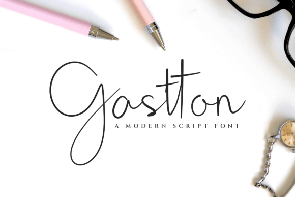 Gastton: A Modern Script Font for Bold Branding