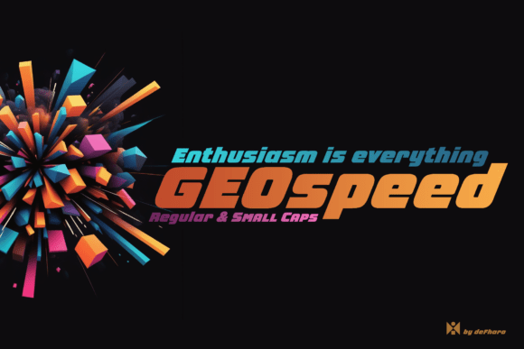 Geospeed: A Modern Typeface for Bold Branding