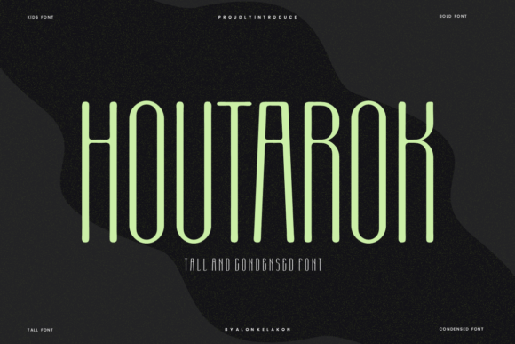 Houtarok: A Futuristic Sans Serif Font for Bold Web Design