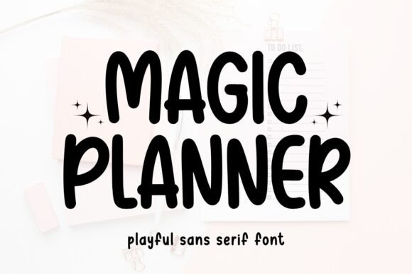 Magic Planner: A Versatile Sans Serif Font for Modern Branding