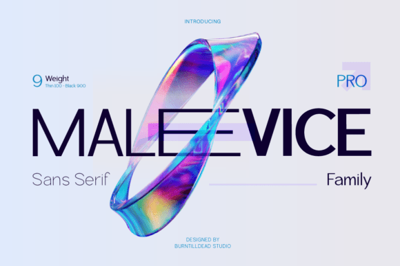 Malevice Pro: A Modern Sans Serif Font for Handmade Creations