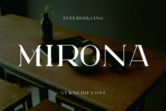 Mirona: A Serif Font for Modern Brand Campaigns