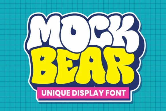 Mock Bear Font for Bold Branding and Eye-Catching Designs