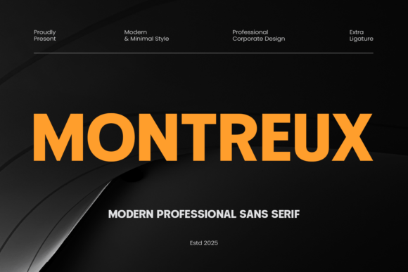 Montreux: A Modern Sans Serif Font for Bold Branding