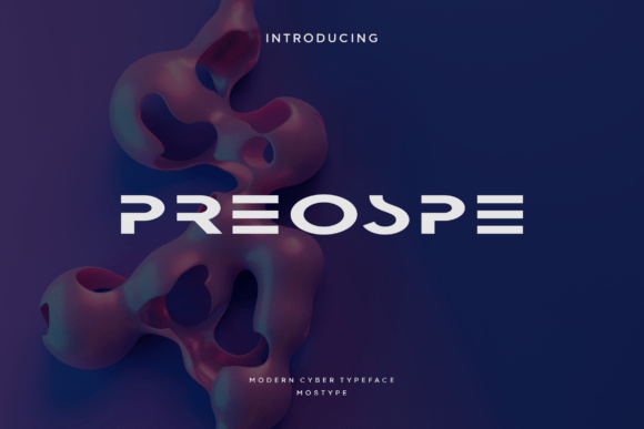 Preospe: A Modern Font for Polished Branding