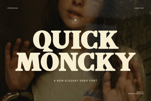 Quick Moncky: A Sophisticated Serif Font for Handmade Creations