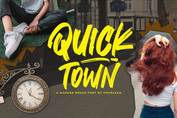 Quick Town: A Quirky Font for Modern Branding Projects