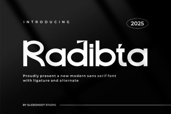 Radibta: A Trendy Sans Serif Font for Handmade Creations