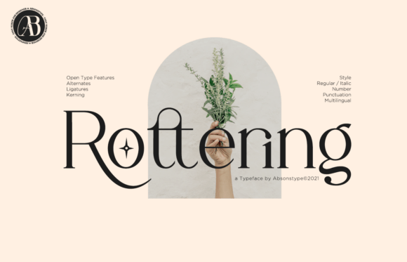 Rottering Serif Font Review for Real Projects
