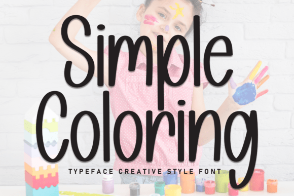 Simple Coloring: A Display Font for Bold Statements