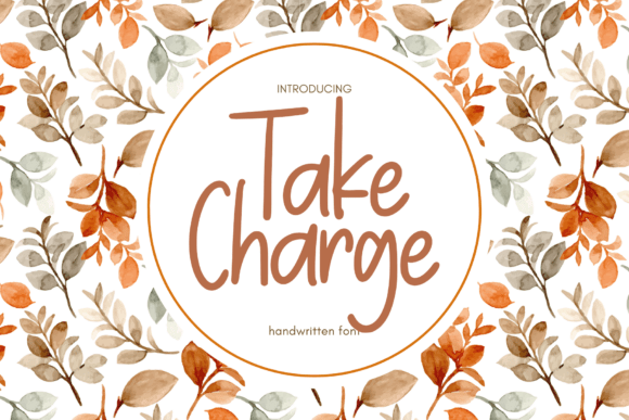 Take Charge: A Modern Handwritten Font for Editorial Design