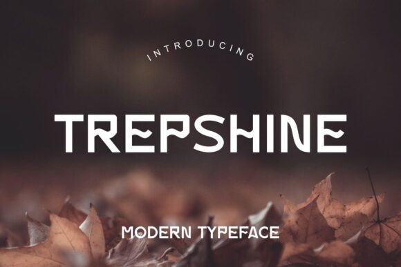Trepshine: A Modern Serif Font for Bold Brand Campaigns