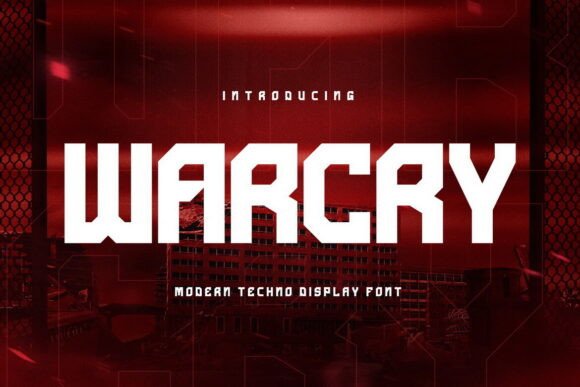 Warcry Font for Modern Web Design