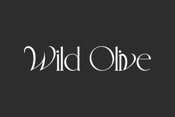 Wild Olive: A Serif Font for Sophisticated Design Projects